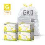 Code G Easy-Dispense Roll Trash Bags, 50-90 L / 13.2-23.8 Gal