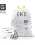 Code G - 21 Gallon Easy-Dispense Roll Trash Bag - 60 Count (80L)