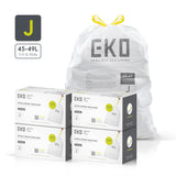 Code J - 12.9 Gallon (45-49L) Easy-Dispense Roll Trash Bag - 240 Count