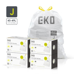 Code J Easy-Dispense Roll Trash Bags, 45-49 L / 11.9-12.9 Gal