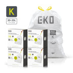 Code K Easy-Dispense Roll Trash Bags, 30-35 L / 7.9-9.3 Gal