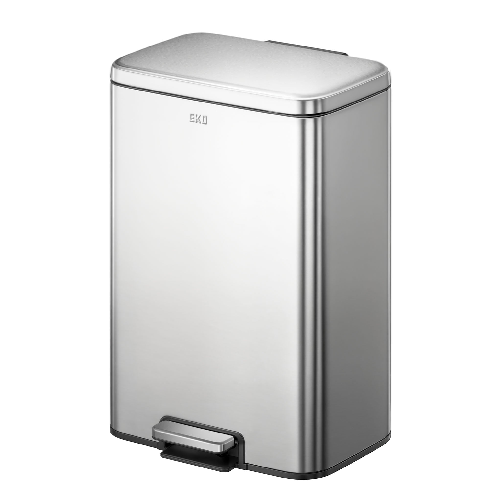 Maxwell Step On Foot Pedal Trash Can, 13.2 Gallon/50L Stainless Steel ...