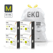 Code M Easy-Dispense Roll Trash Bags, 35-40 L / 9.3-10.6 Gal