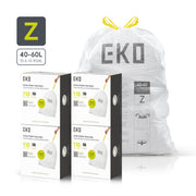 Code Z Easy-Dispense Roll Trash Bags, 40-60 L / 10.6-15.9 Gal