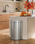 Mirage Semi-Round Motion Sensor Trash Can, 47 Liter / 12.4 Gallon
