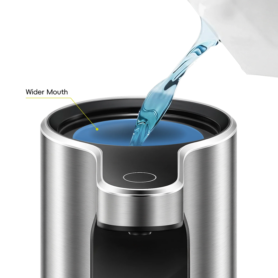 Extra-Wide Refill Opening