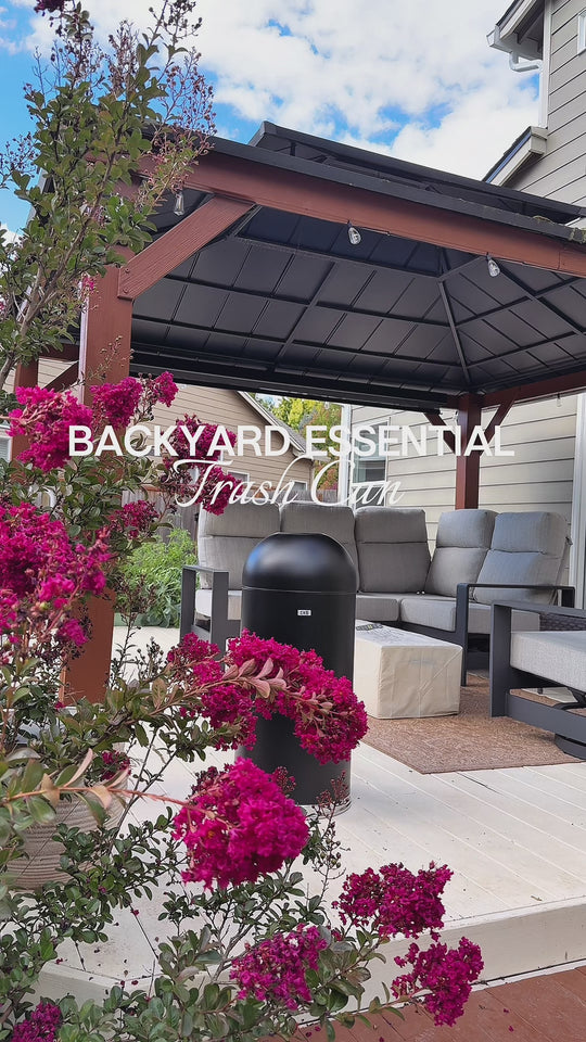Eternal: A timeless accent for your space, with an open-top design that makes disposal simple and convenient.